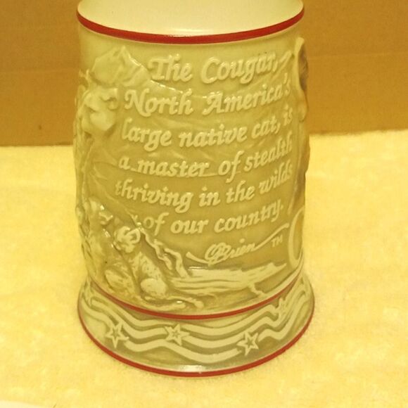 Vintage Avon Fine Collectibles The Cougar Stein - Picture 6 of 6